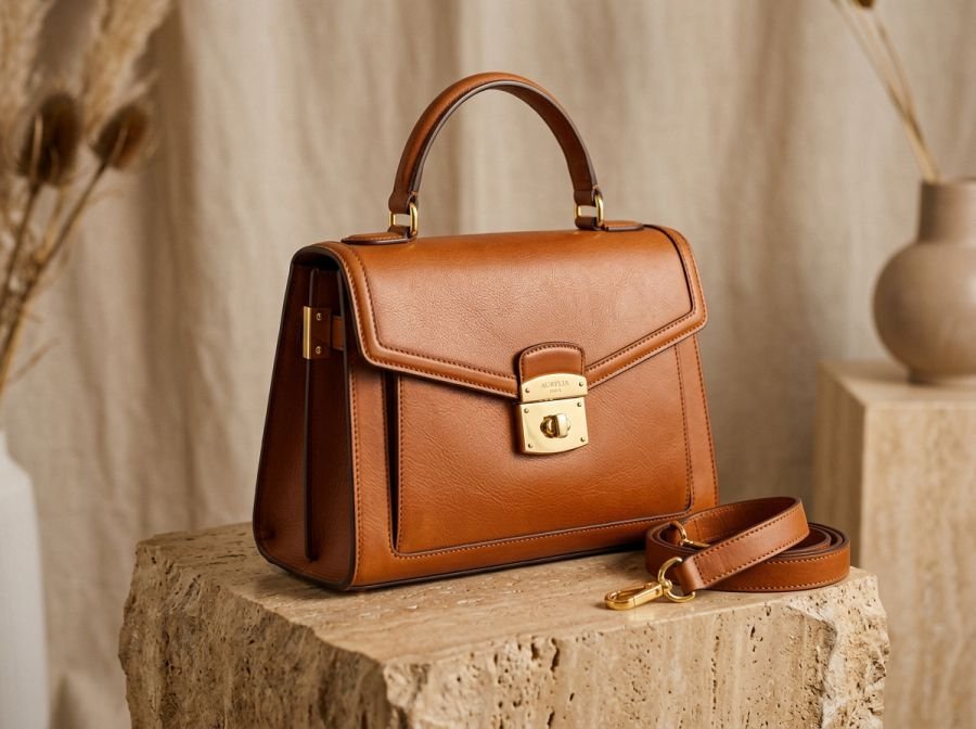 The Sovereign Structured Luxury Leather Tote